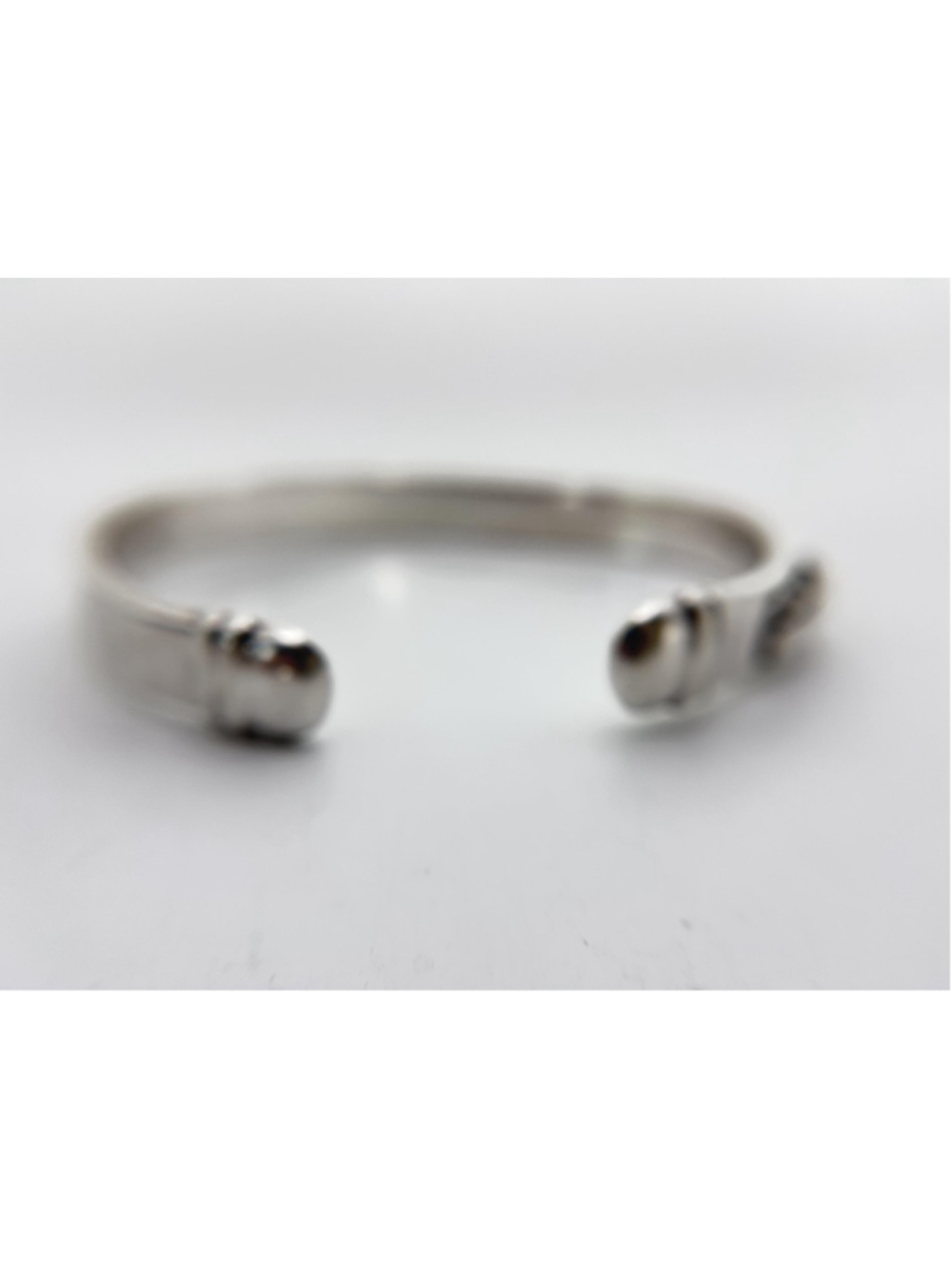 Until There's A Cure Sterling Silver Italy Hinged Cuff Bracelet HIV AIDS Charity - Picture 9 of 10